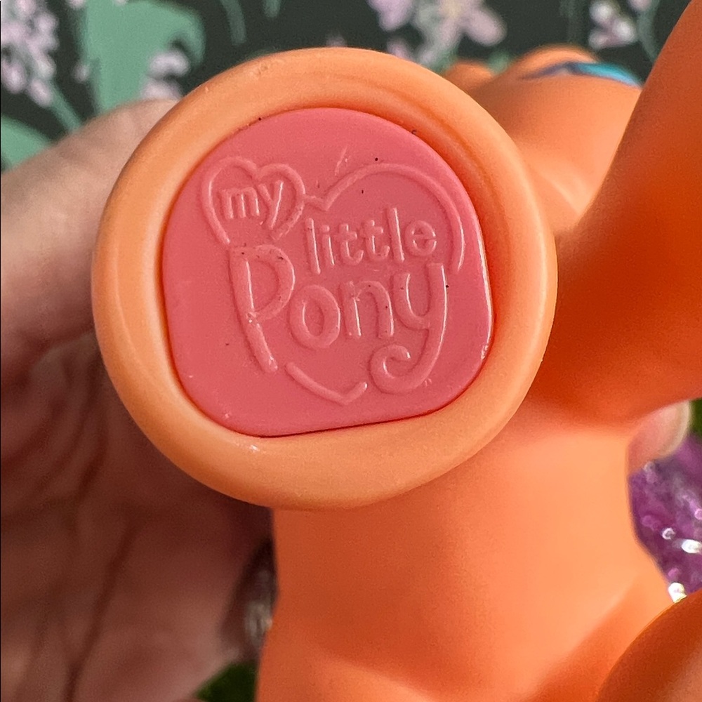 VINTAGE Hasbro My Little Pony figure G3 2002 Island Rainbow Y2K Tinsel Hair ✨ - Picture 14 of 15